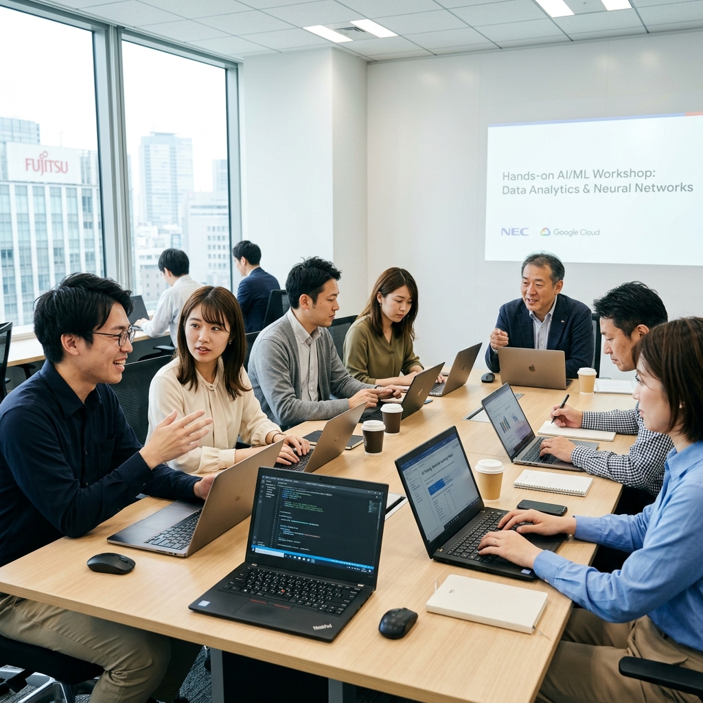 対面研修の様子